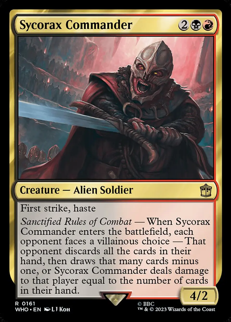 Sycorax Commander | Inglés | NM | WHO 1