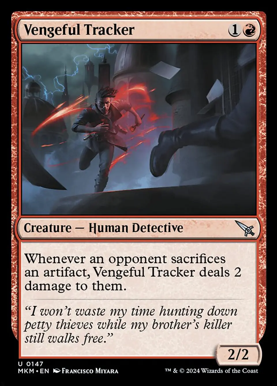 Vengeful Tracker | Inglés | NM | MKM 1