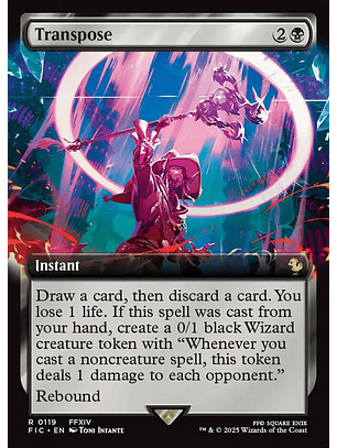 Transpose (Extended Art) | Inglés | NM | FIC