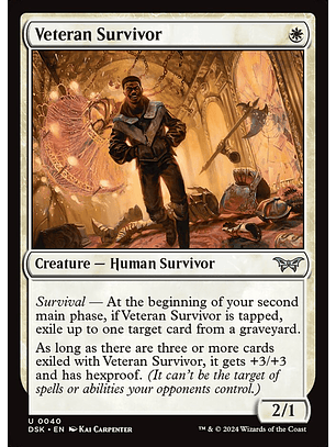 Veteran Survivor | Inglés | NM | DSK