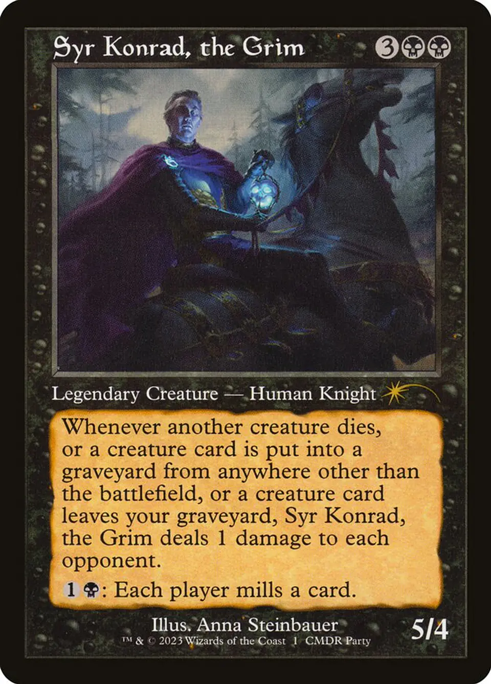 Syr Konrad, the Grim (Retro Frame foil) | Inglés | EX | PW23 1