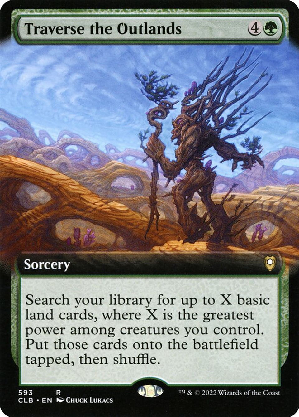 Traverse the Outlands (Extended Art foil) | Inglés | NM | CLB 1