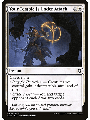 Your Temple Is Under Attack | Inglés | NM | CLB