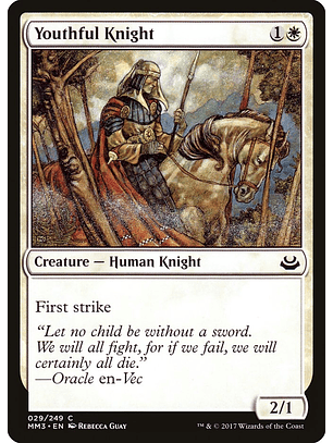 Youthful Knight (foil) | Inglés | NM | MM3