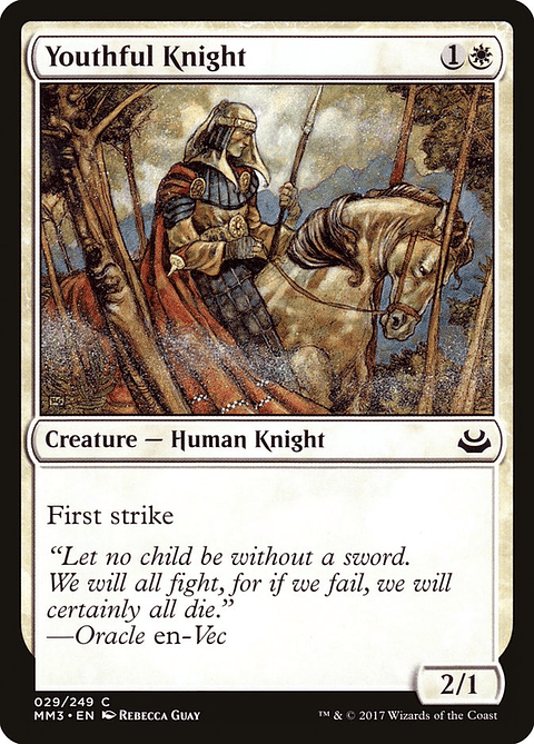 Youthful Knight (foil) | Inglés | NM | MM3