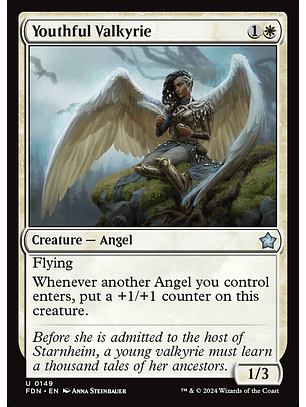 Youthful Valkyrie (foil) | Inglés | NM | FDN