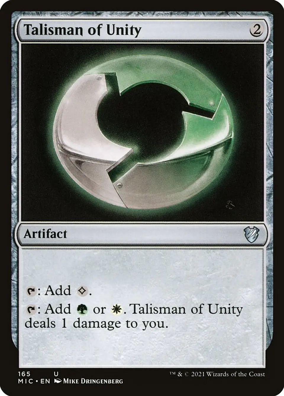 Talisman of Unity | Inglés | EX | MIC 1