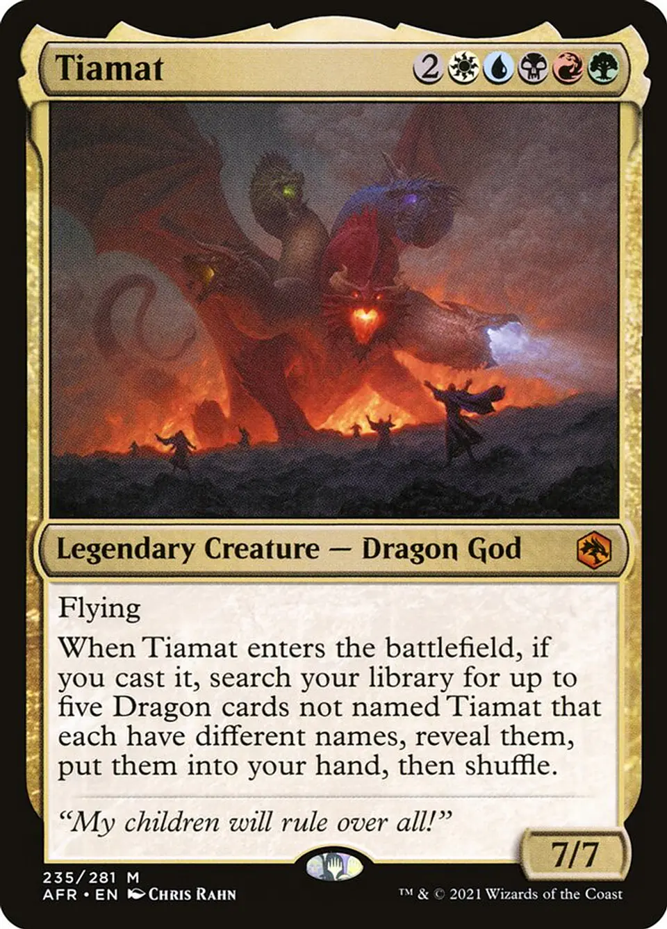 Tiamat | Español | NM | AFR 1