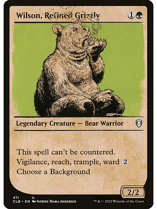 Wilson, Refined Grizzly (Showcase) | Inglés | NM | CLB