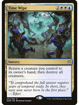 Time Wipe | Español | NM | WAR