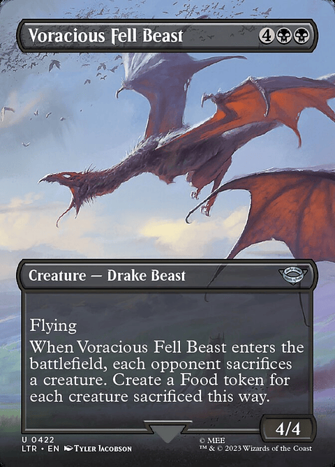 Voracious Fell Beast (Borderless) | Inglés | NM | LTR