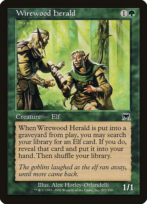 Wirewood Herald (Retro Frame) | Español | EX | ONS