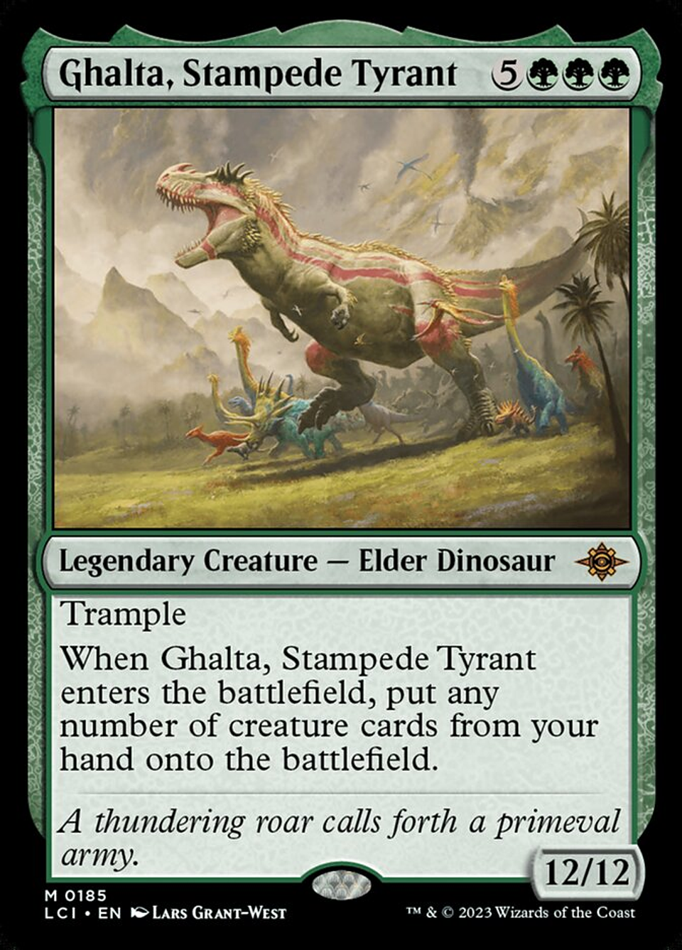 Ghalta, Stampede Tyrant | Inglés | NM | LCI 1
