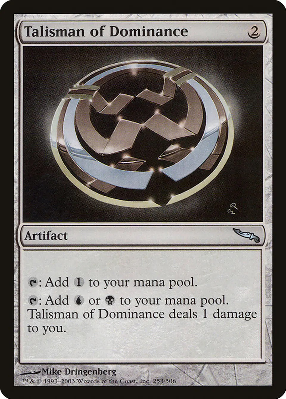 Talisman of Dominance | Español | EX | MRD 1