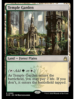 Temple Garden | Inglés | NM | RVR