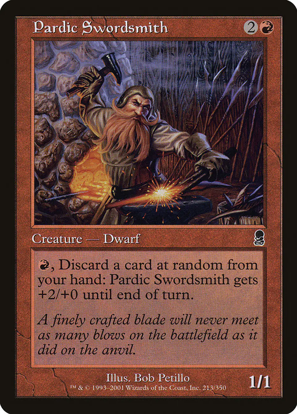 Pardic Swordsmith (Retro Frame) | Español | HP | ODY 1
