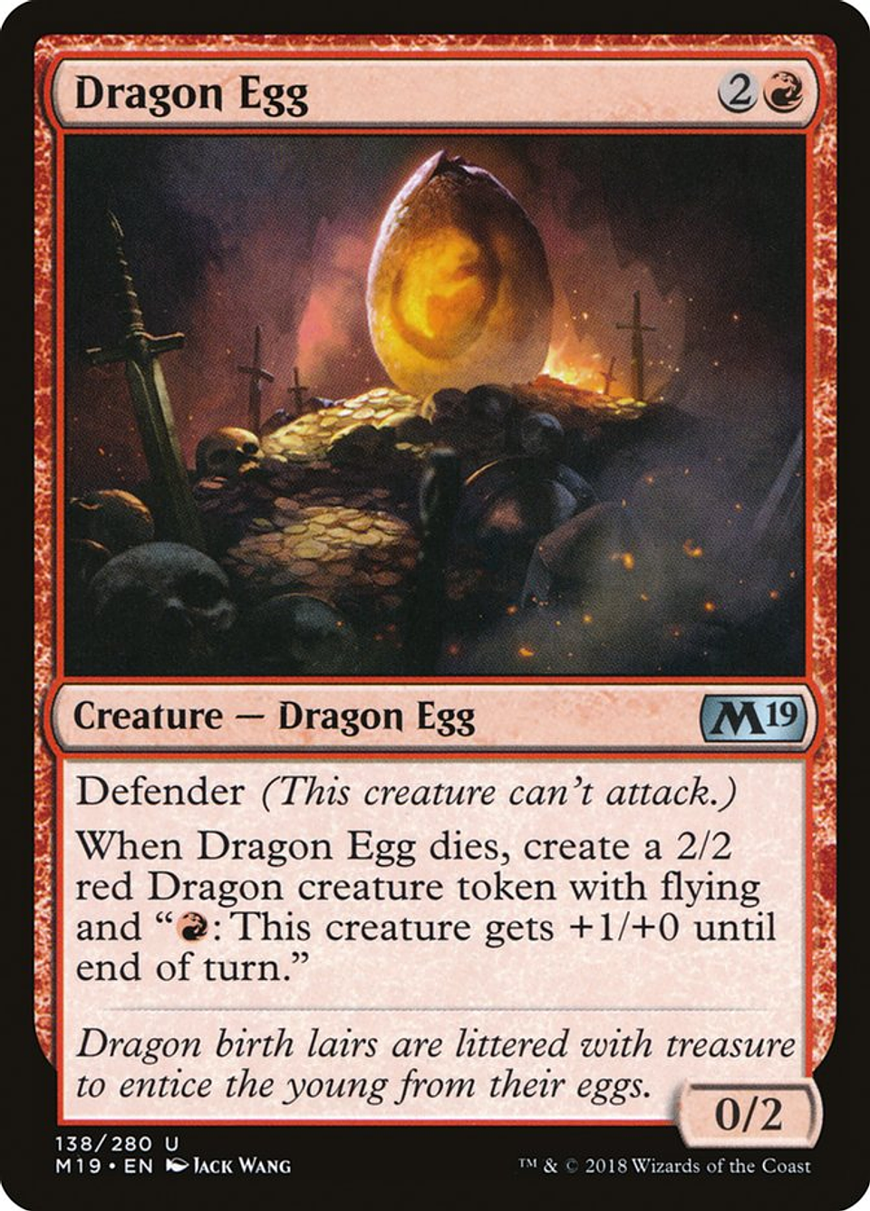 Dragon Egg | Inglés | NM | M19 1