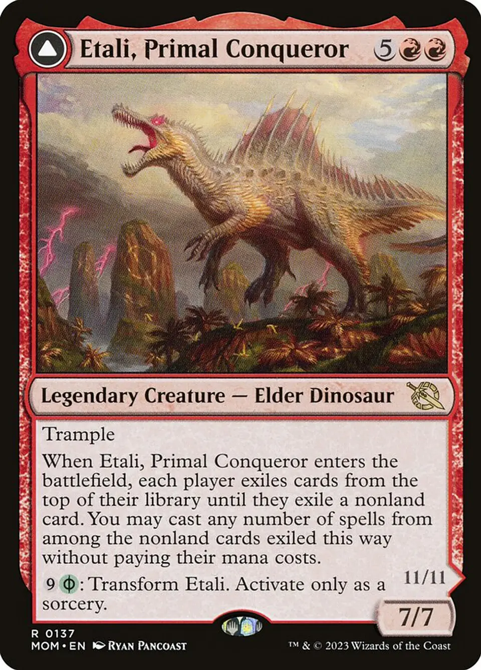 Etali, Primal Conqueror // Etali, Primal Sickness | Inglés | NM | MOM 1
