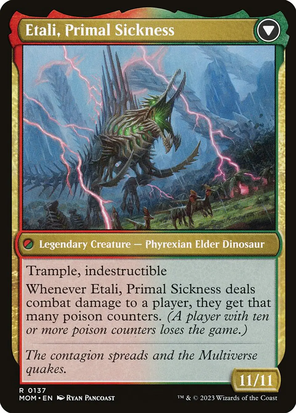 Etali, Primal Conqueror // Etali, Primal Sickness | Inglés | NM | MOM 2