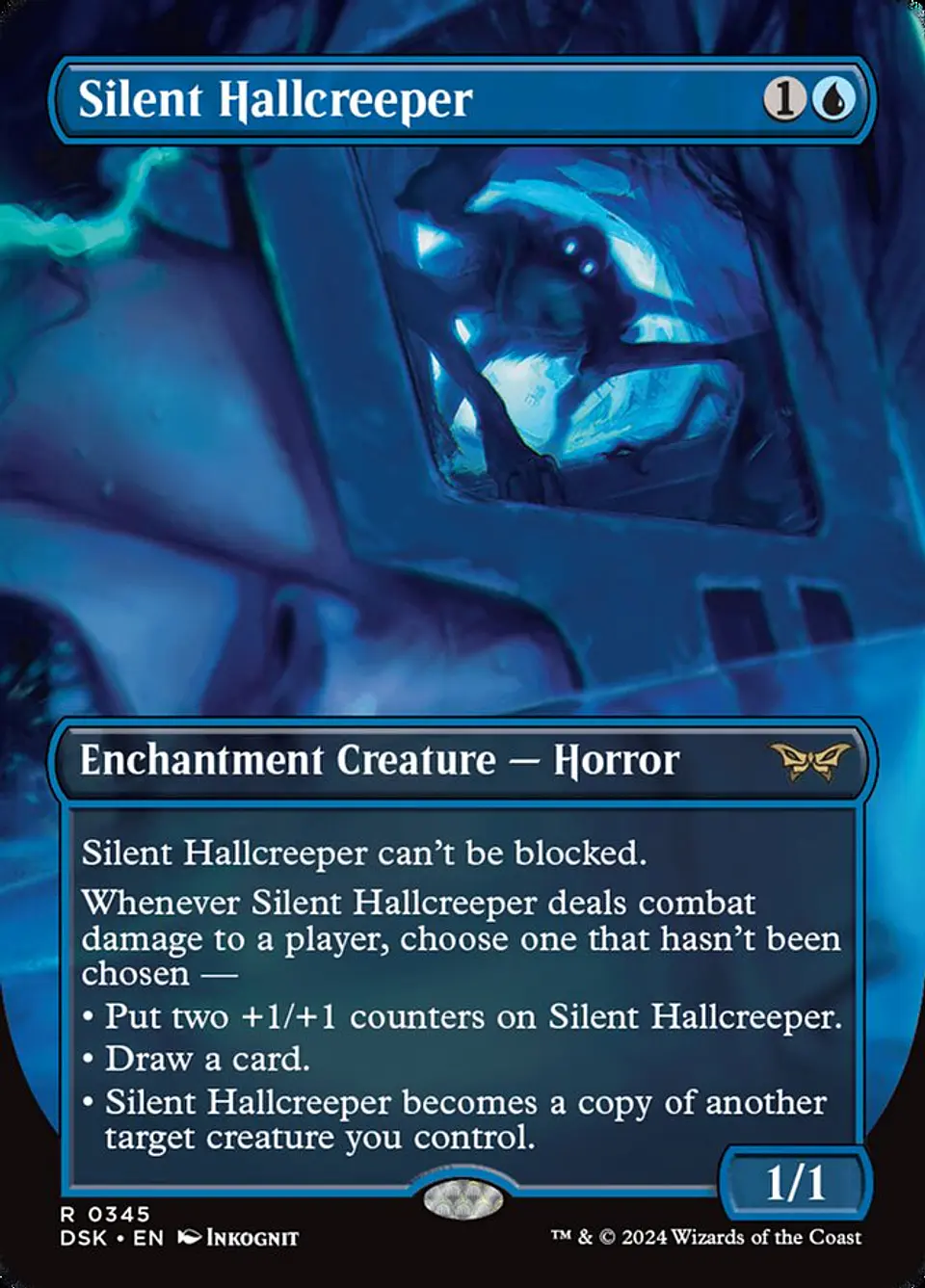 Silent Hallcreeper (Borderless foil) | Inglés | NM | DSK 1