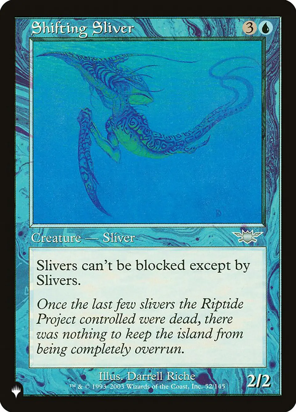 Shifting Sliver (Retro Frame) | Inglés | NM | PLST 1