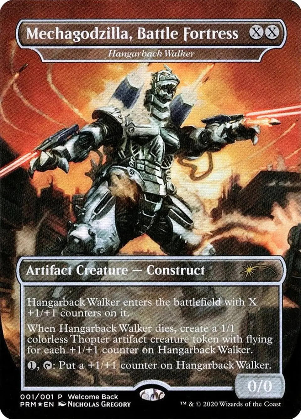 Hangarback Walker (Borderless foil) | Inglés | NM | PLG20 1