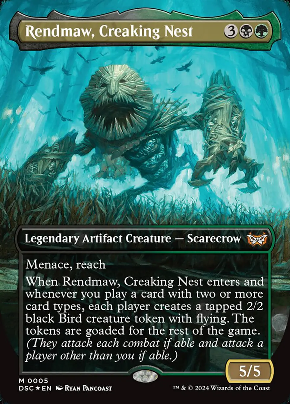 Rendmaw, Creaking Nest (Borderless foil) | Inglés | NM | DSC 1