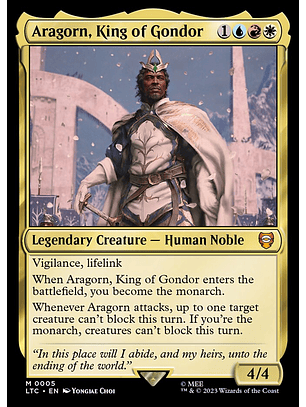 Aragorn, King of Gondor | Español | NM | LTC