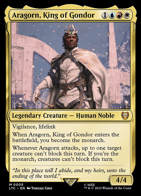 Aragorn, King of Gondor | Español | NM | LTC