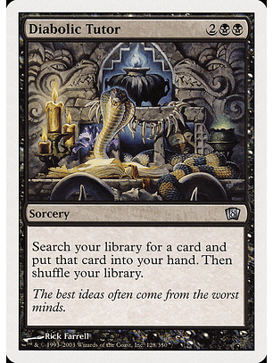 Diabolic Tutor | Inglés | NM | 8ED