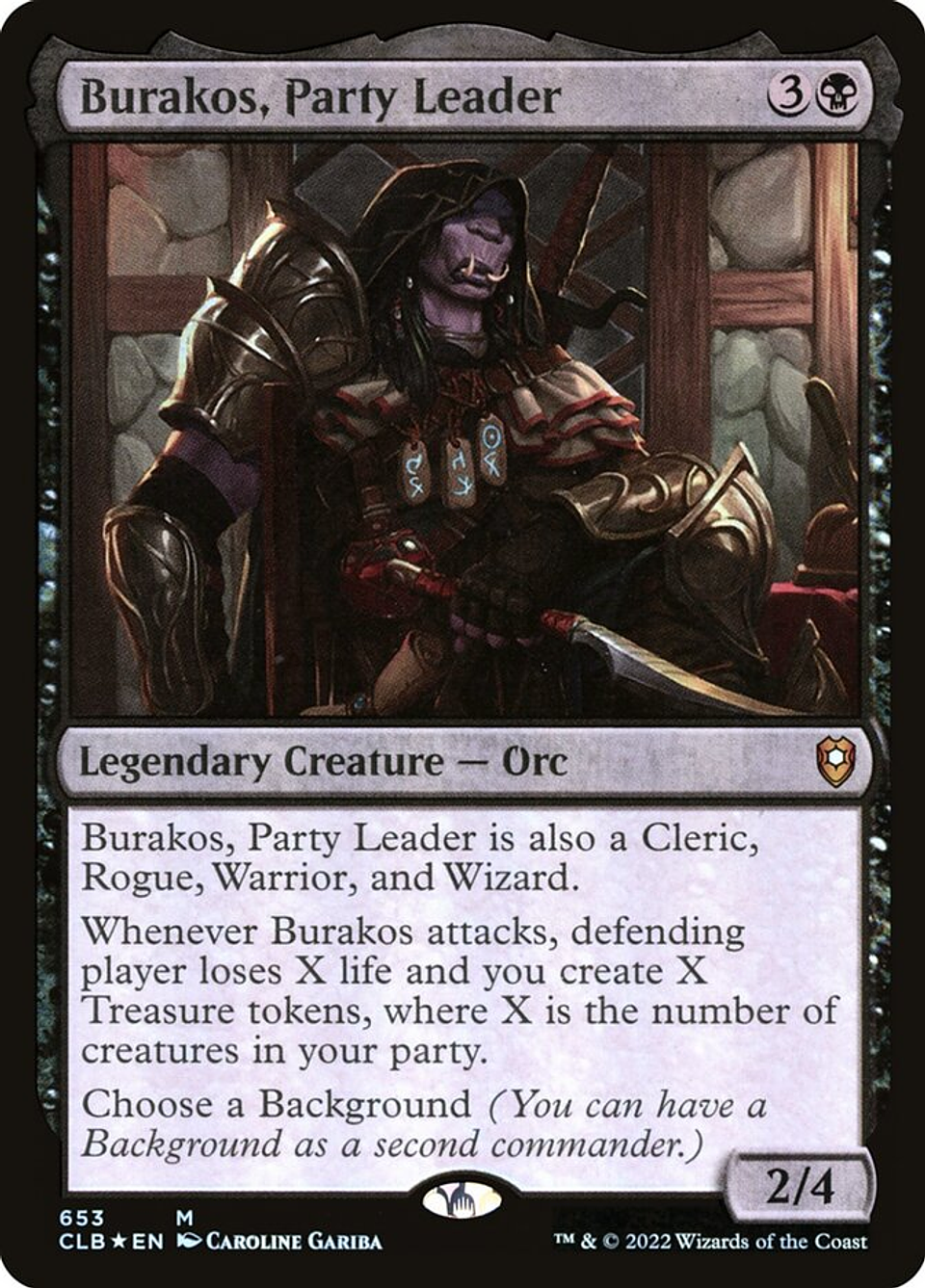 Burakos, Party Leader (foil) | Inglés | NM | CLB 1