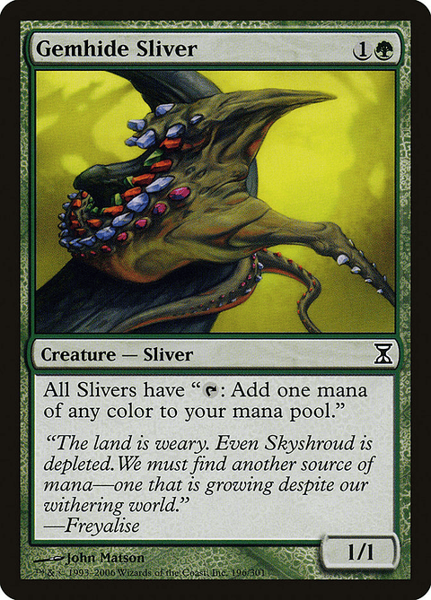 Gemhide Sliver | Español | NM | TSP