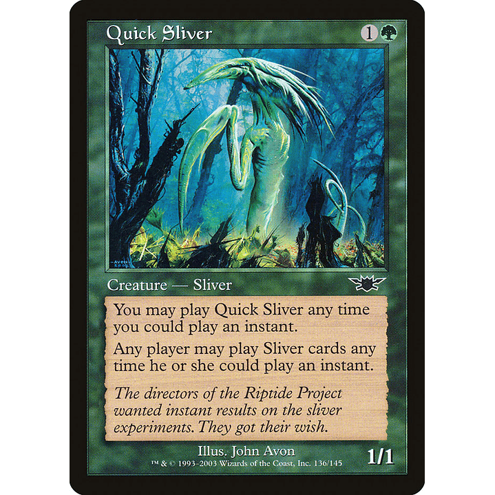 Quick Sliver (Retro Frame) | Español | NM | LGN 1