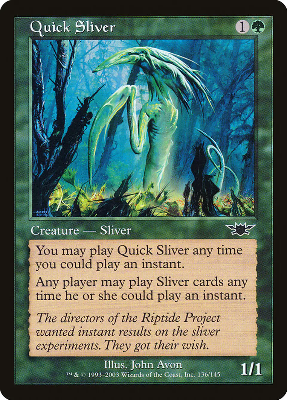 Quick Sliver (Retro Frame) | Español | NM | LGN 1