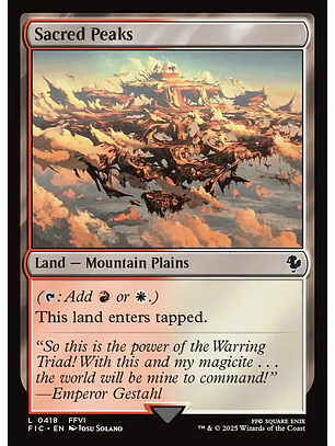 Sacred Peaks (Surge) | Inglés | NM | FIC