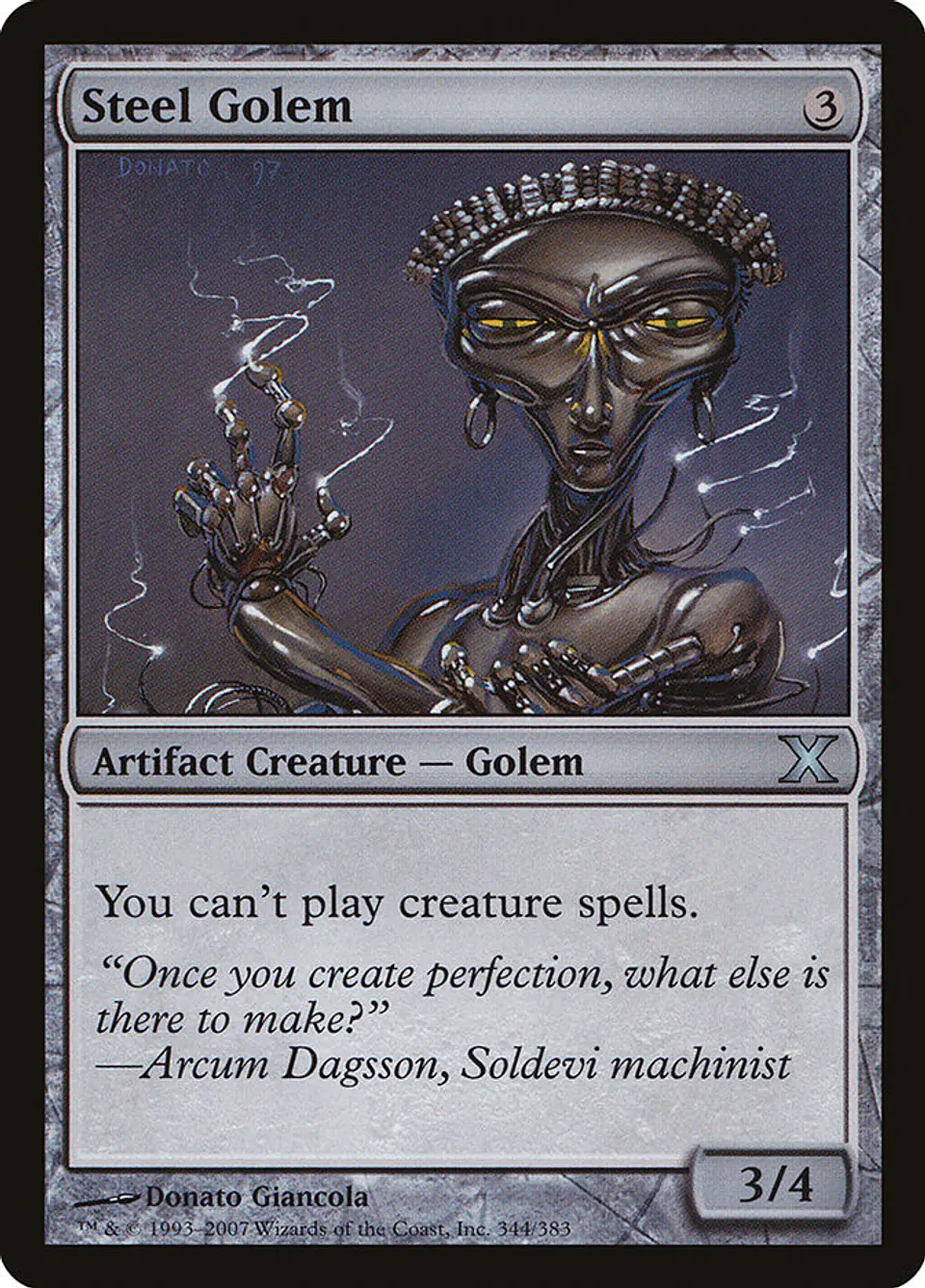 Steel Golem (foil) | Inglés | EX | 10E 1