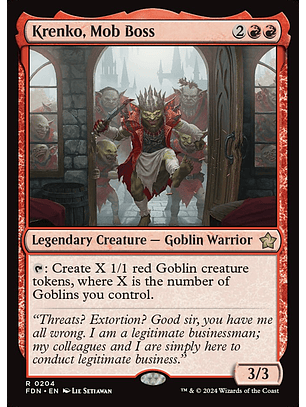 Krenko, Mob Boss | Inglés | NM | FDN
