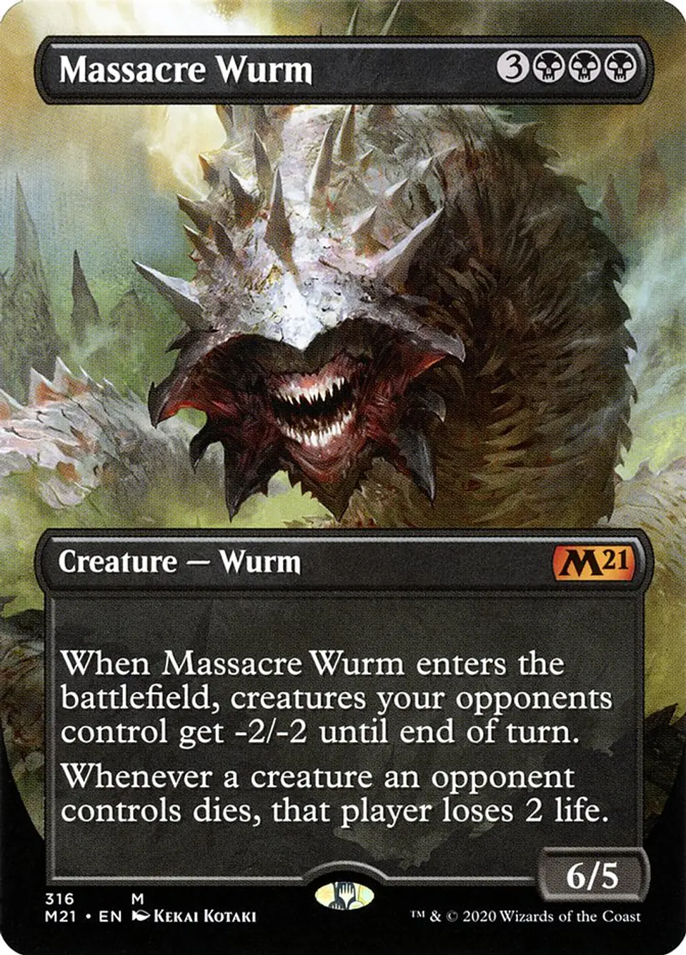 Massacre Wurm (Borderless) | Inglés | NM | M21 1