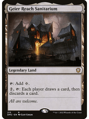 Geier Reach Sanitarium | Inglés | NM | DMC