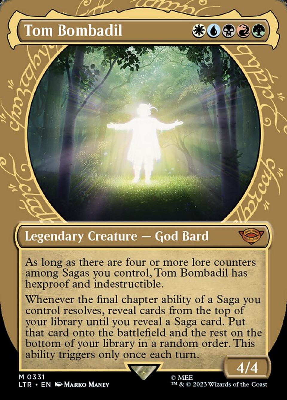 Tom Bombadil (Showcase foil) | Inglés | EX | LTR 1