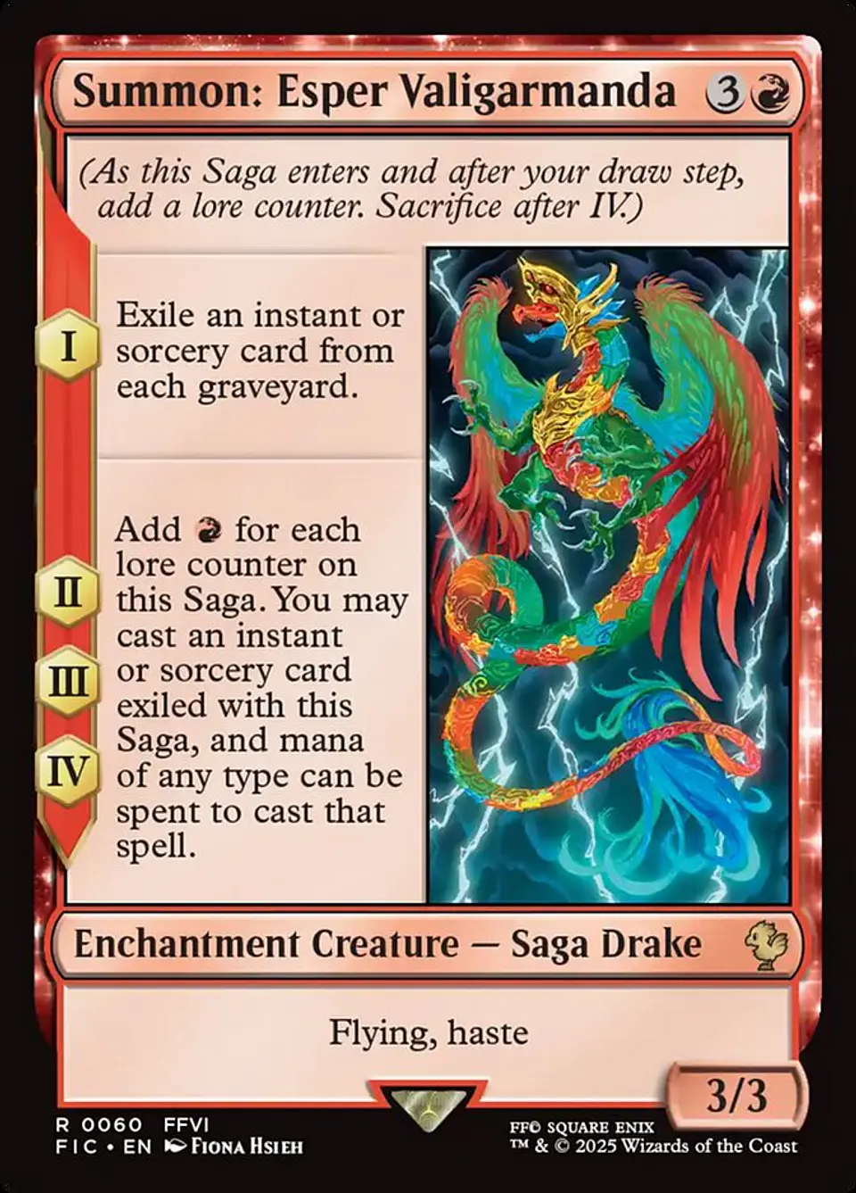 Summon: Esper Valigarmanda (Surge) | Inglés | NM | FIC 1
