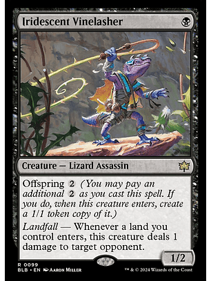 Iridescent Vinelasher (foil) | Español | NM | BLB