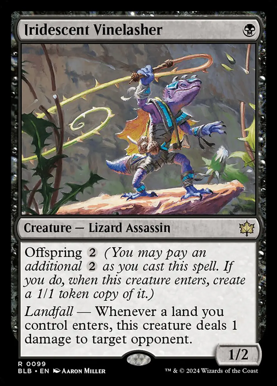 Iridescent Vinelasher (foil) | Español | NM | BLB 1