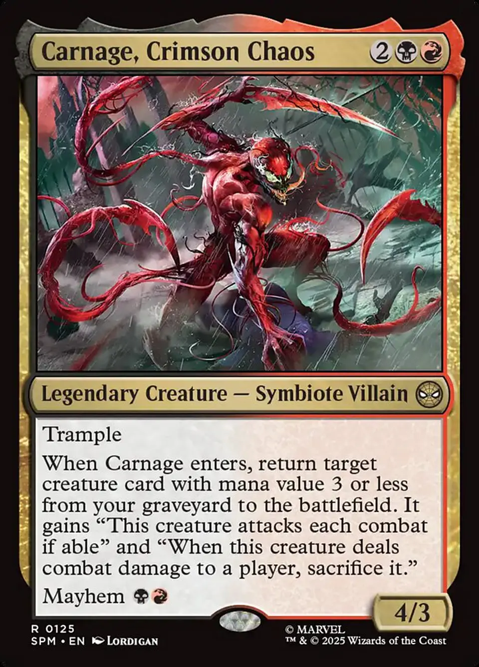 Carnage, Crimson Chaos | Inglés | NM | SPM 1