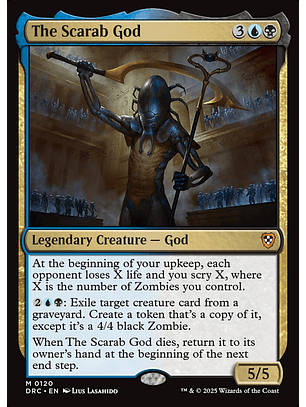 The Scarab God | Inglés | NM | DRC