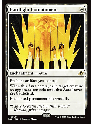 Hardlight Containment | Inglés | NM | EOE