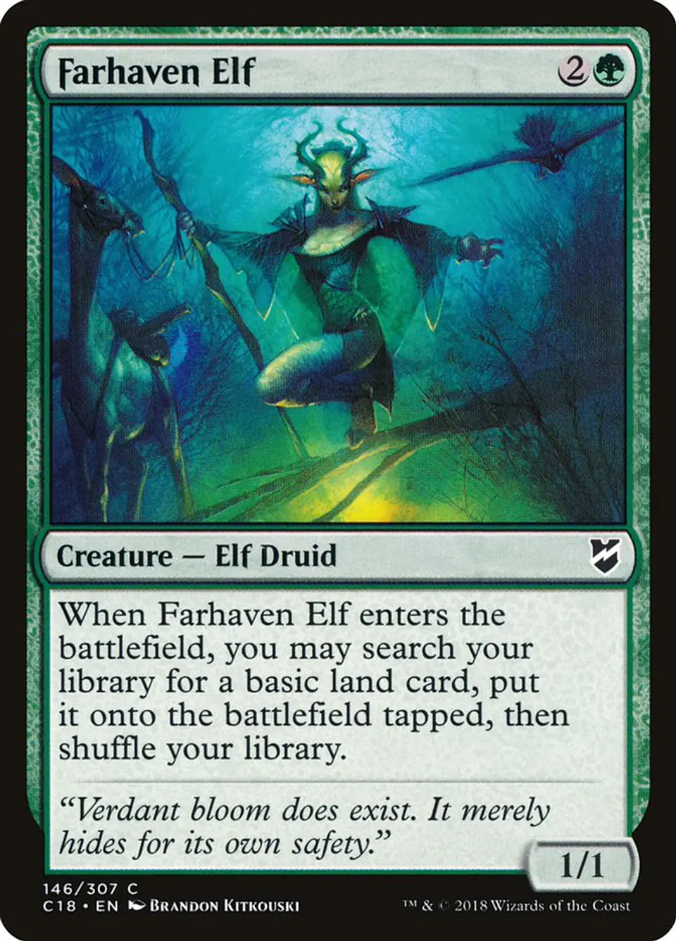 Farhaven Elf | Español | EX | C18 1