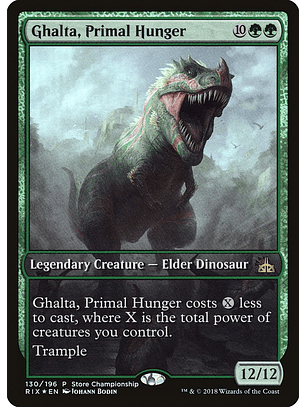 Ghalta, Primal Hunger (foil) | Español | EX | PRIX