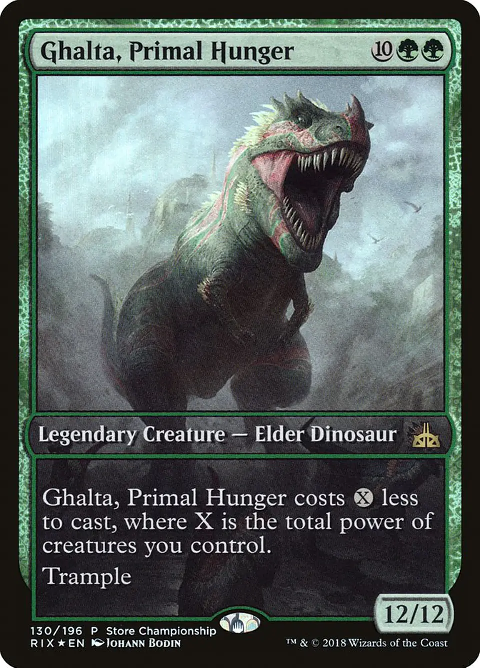 Ghalta, Primal Hunger (foil) | Español | EX | PRIX 1