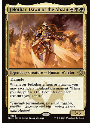 Felothar, Dawn of the Abzan | Inglés | NM | TDM
